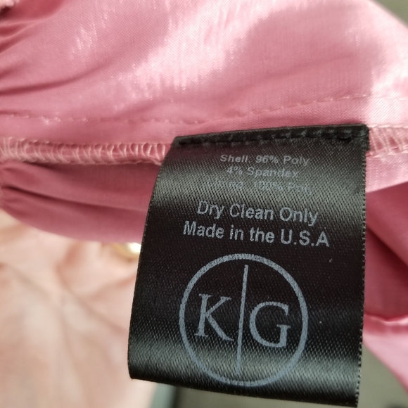 Kimberly Goldson Brianna Pink Satin Ruffle Hem Mini Dress Size XS NWT - Picture 6 of 11